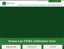 Tablet Screenshot of breeselaw.com